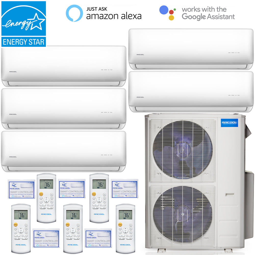 Olympus 9,000 BTU 3/4 Ton Ductless Mini-Split Wall Mounted Air Handler - 230V/60Hz