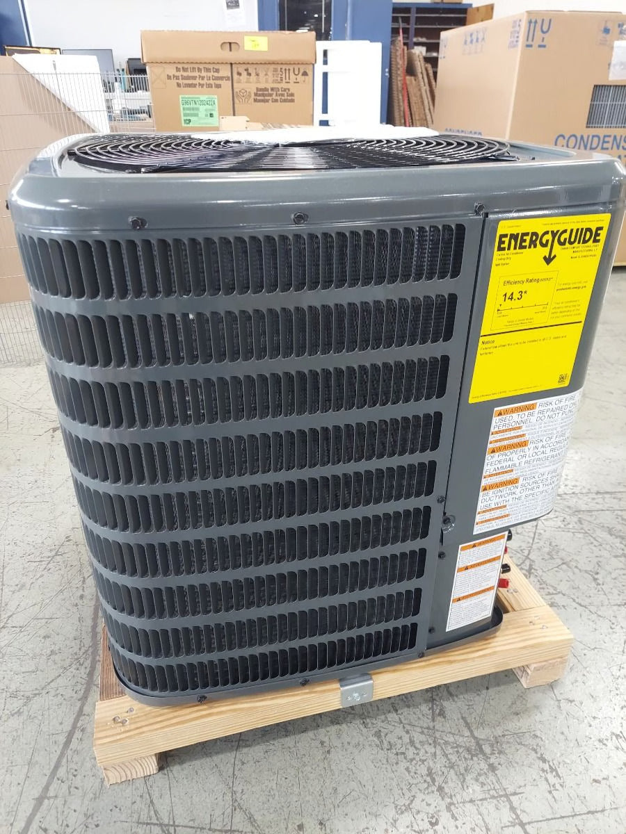 1.5 Ton 14.3 SEER2 Goodman Air Conditioner Condenser - R32 â€“ Scratch & Dent â€“ Minimal Damage