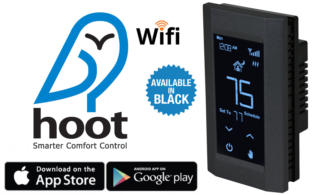 Model HOOT - 2P Wifi Programmable Thermostat (White) 120/208/240V