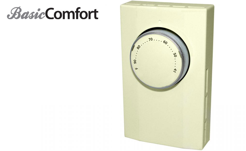 Model K101 Single Pole Mechanical Thermostat - White