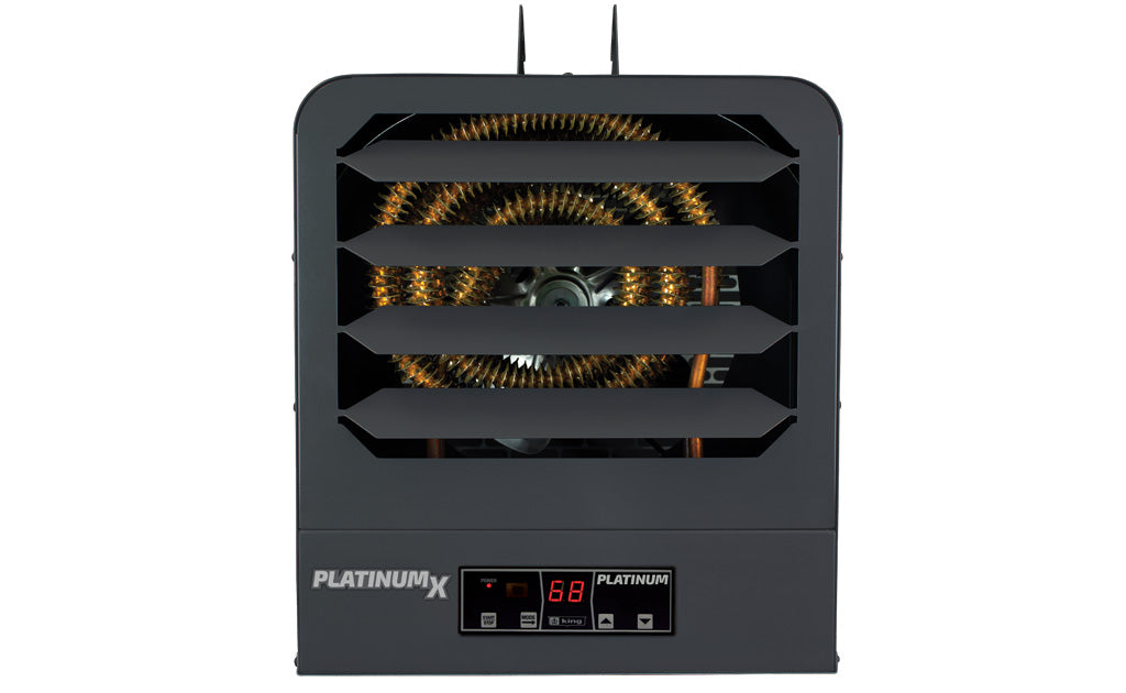 Model KB PlatinumX - Heavy Duty Electronic Unit Heater with Fuse Block (240V, 12.5kW)