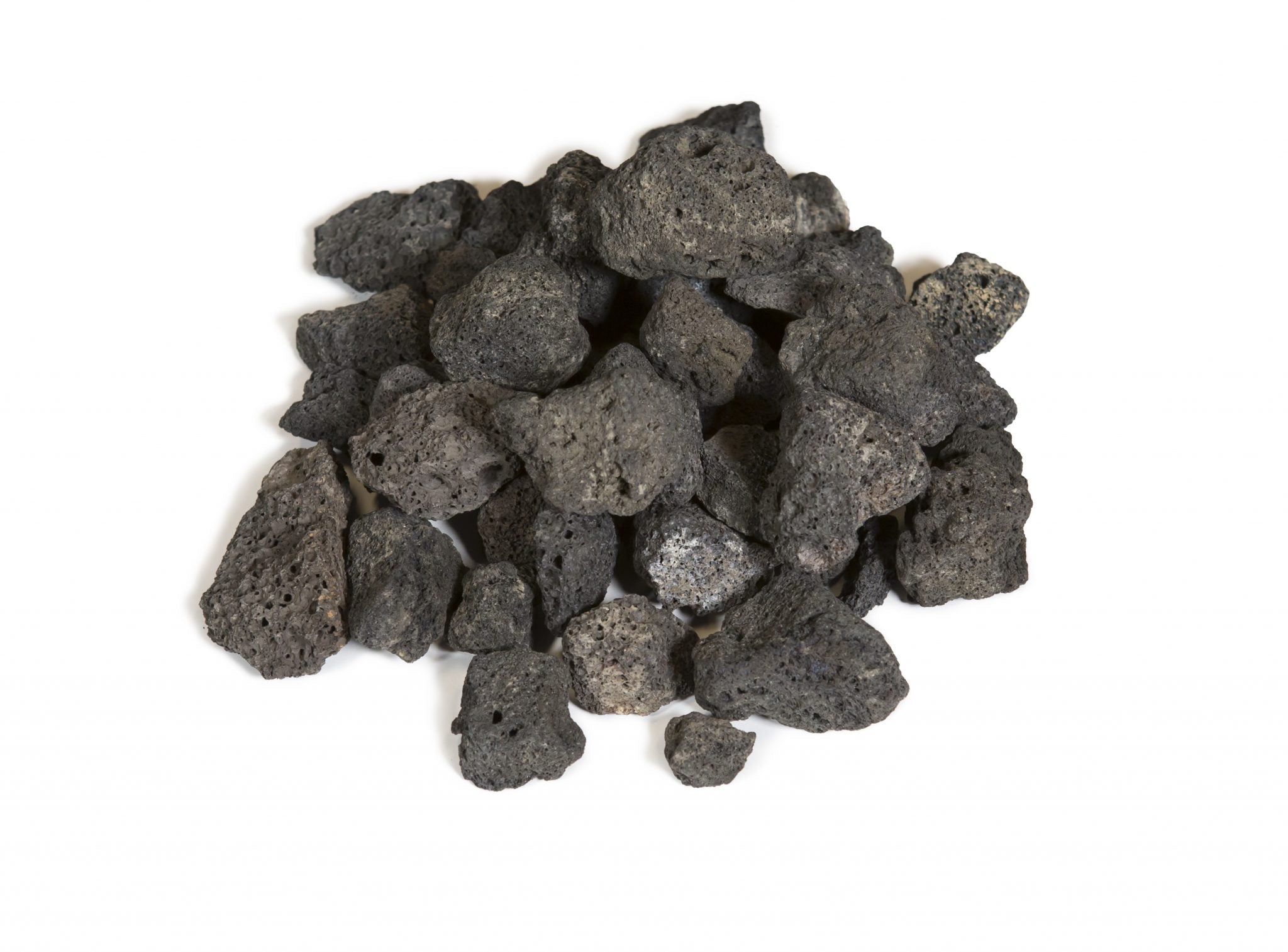 Black Volcanic Rock - 10lb Bag