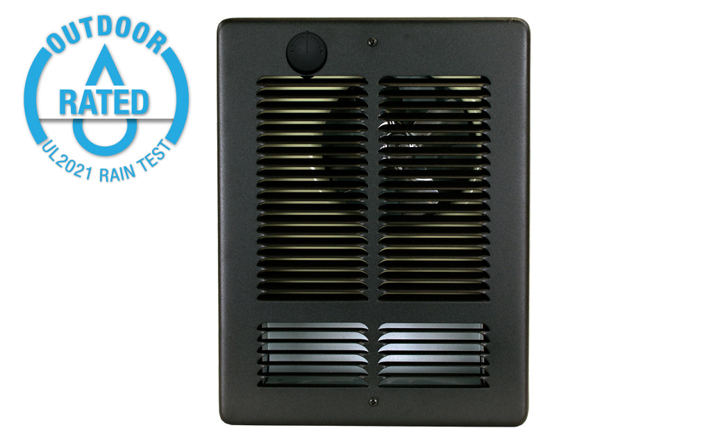 Model WSC - Outdoor Rated Surface Mounted Heater 120V (Black) / Hardwired