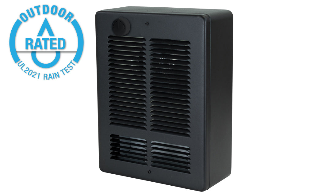 Model WSC - Outdoor Rated Surface Mounted Heater 120V (Black) / Hardwired