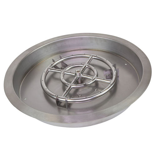 Round Stainless Steel Drop-In Pan