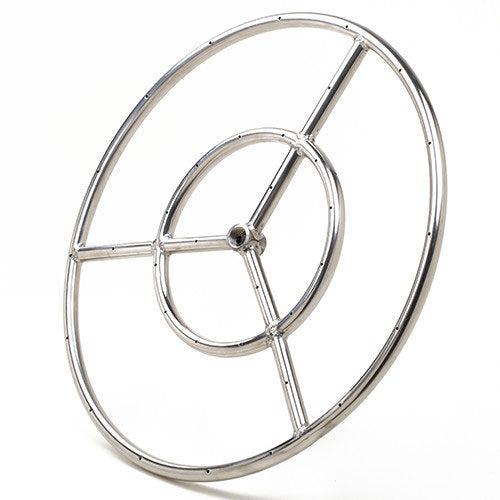 3-Spoke Stainless Steel Ring